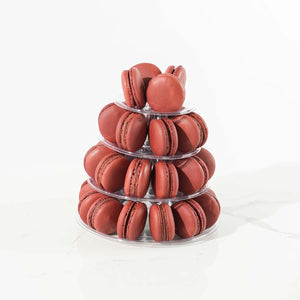 Cherry Macaron Tower