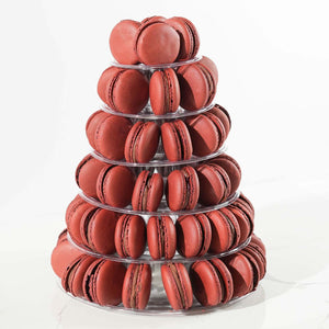 Cherry Macaron Tower